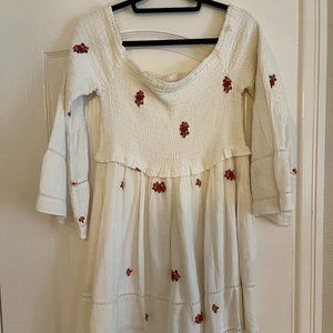 Free People Counting Daisies Off-the-Shoulder Dress